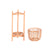 Vaso DKD Home Decor 25 x 25 x 70 cm Naturale Rattan Bali - Augustea Shop