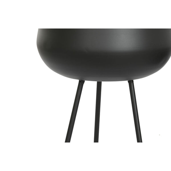 Set di vasi da fiori DKD Home Decor 34 x 34 x 70 cm Nero Metallo - Augustea Shop