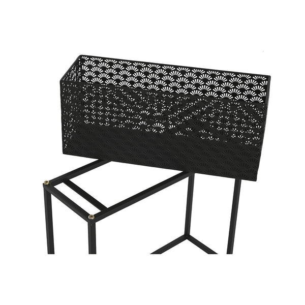 Set di vasi da fiori DKD Home Decor 60 x 22 x 70 cm Nero Metallo - Augustea Shop