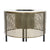 Set di vasi da fiori DKD Home Decor 33 x 33 x 67 cm Nero Dorato Metallo Loft - Augustea Shop