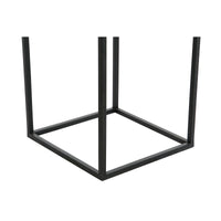 Set di vasi da fiori DKD Home Decor 33 x 33 x 67 cm Nero Dorato Metallo Loft - Augustea Shop