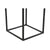 Set di vasi da fiori DKD Home Decor 33 x 33 x 67 cm Nero Dorato Metallo Loft - Augustea Shop