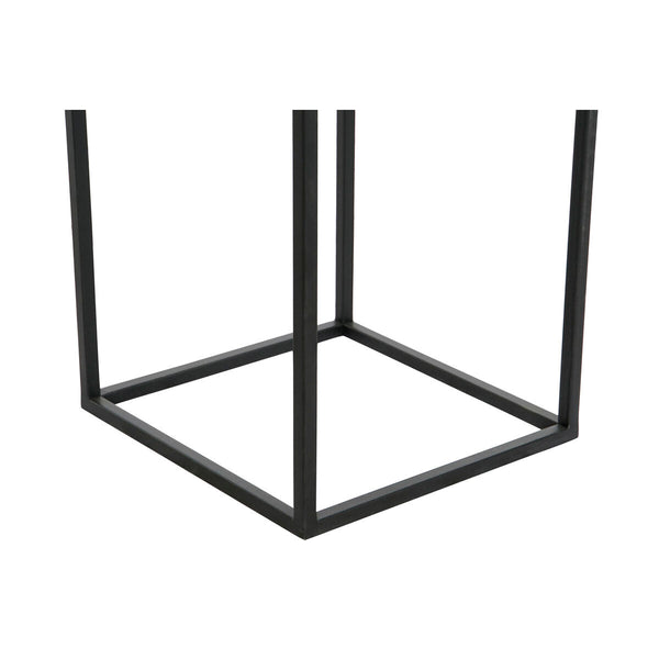 Set di vasi da fiori DKD Home Decor 33 x 33 x 67 cm Nero Dorato Metallo Loft - Augustea Shop