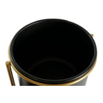 Vaso DKD Home Decor 30 x 21 x 80 cm Nero Dorato Metallo - Augustea Shop