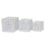 Set di vasi da fiori DKD Home Decor Fogli Dorato Metallo 15 x 15 x 15 cm Bianco Tropicale Foglia della pianta - Augustea Shop