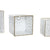 Set di vasi da fiori DKD Home Decor Fogli Dorato Metallo 15 x 15 x 15 cm Bianco Tropicale Foglia della pianta - Augustea Shop