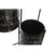 Vaso DKD Home Decor Nero Dorato Metallo Viso 22 x 22 x 93 cm - Augustea Shop