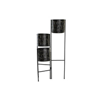 Vaso DKD Home Decor Nero Dorato Metallo Viso 22 x 22 x 93 cm - Augustea Shop