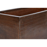 Set di vasi da fiori Home ESPRIT Dorato Alluminio 100 x 43 x 40 cm - Augustea Shop
