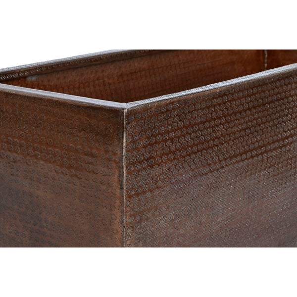 Set di vasi da fiori Home ESPRIT Dorato Alluminio 100 x 43 x 40 cm - Augustea Shop