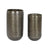 Set di vasi da fiori Home ESPRIT Dorato Argentato Alluminio 34,5 x 36 x 63 cm - Augustea Shop