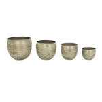 Set di vasi da fiori Home ESPRIT Verde Alluminio 39 x 39 x 33 cm - Augustea Shop