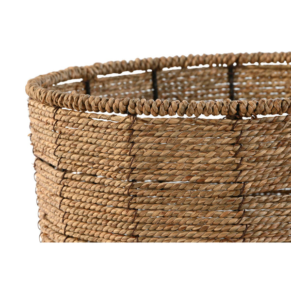 Set di vasi da fiori Home ESPRIT Marrone Fibra Tropicale 31 x 31 x 24 cm - Augustea Shop