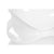 Vaso Home ESPRIT Bianco Fibra di Vetro Fibra Onde Moderno 38 x 38 x 81 cm