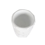 Vaso Home ESPRIT Bianco Fibra di Vetro Onde 35 x 35 x 71 cm - Augustea Shop