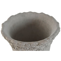 Vaso Home ESPRIT Bianco Cemento Romantico Consumato 31 x 31 x 49 cm - Augustea Shop
