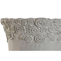 Vaso Home ESPRIT Bianco Cemento Romantico Consumato 31 x 31 x 49 cm - Augustea Shop