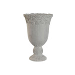 Vaso Home ESPRIT Bianco Cemento Romantico Consumato 31 x 31 x 49 cm - Augustea Shop