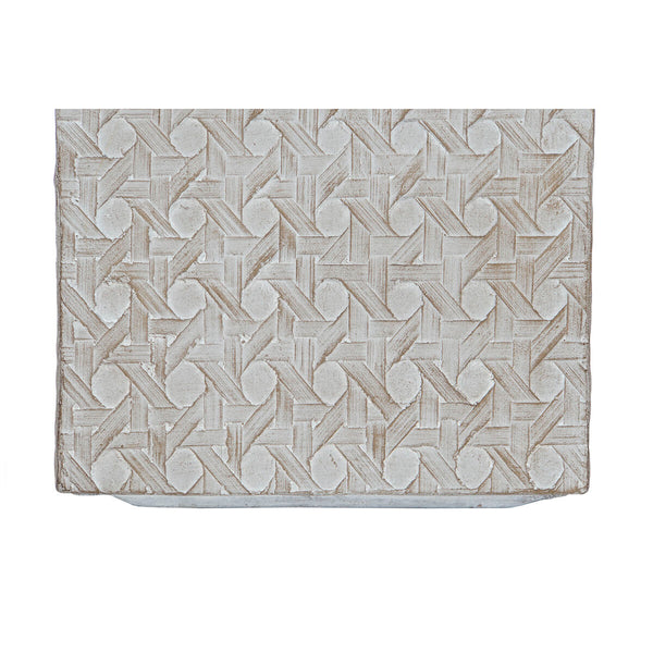Set di vasi da fiori Home ESPRIT Beige Fibra di Vetro Magnesio 44,5 x 44,5 x 42,5 cm (4 Unità) - Augustea Shop