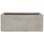 Vaso rettangolare da Balcone Home ESPRIT Beige Magnesio 74,5 x 37,5 x 37,5 cm - Augustea Shop