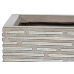 Vaso rettangolare da Balcone Home ESPRIT Beige Magnesio 74,5 x 37,5 x 37,5 cm - Augustea Shop