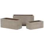 Vaso rettangolare da Balcone Home ESPRIT Beige Magnesio 74,5 x 37,5 x 37,5 cm - Augustea Shop