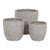 Set di vasi da fiori Home ESPRIT Beige Fibra di Vetro Magnesio 45 x 45 x 43 cm (3 Unità) - Augustea Shop