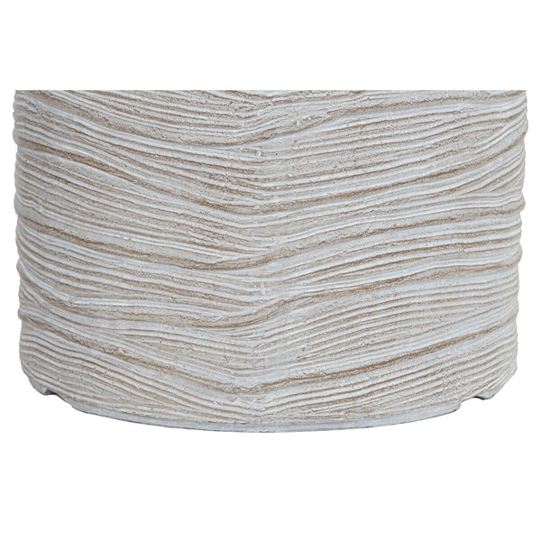 Set di vasi da fiori Home ESPRIT Beige Fibra di Vetro Magnesio 44,5 x 44,5 x 44 cm (3 Unità) - Augustea Shop