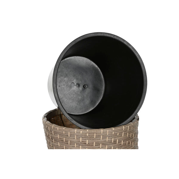 Set di vasi da fiori Home ESPRIT polipropilene Rattan 40 x 40 x 45 cm - Augustea Shop