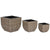 Set di vasi da fiori Home ESPRIT polipropilene Rattan 40 x 40 x 36 cm - Augustea Shop