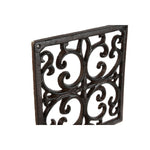 Supporto da Parete per Appendere Vasi Home ESPRIT Marrone scuro Ferro 18 x 17,5 x 18 cm - Augustea Shop