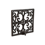 Supporto da Parete per Appendere Vasi Home ESPRIT Marrone scuro Ferro 18 x 17,5 x 18 cm - Augustea Shop