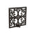 Supporto da Parete per Appendere Vasi Home ESPRIT Marrone scuro Ferro 18 x 17,5 x 18 cm - Augustea Shop