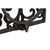 Supporto da Parete per Appendere Vasi Home ESPRIT Marrone scuro Ferro 18 x 17,5 x 18 cm - Augustea Shop