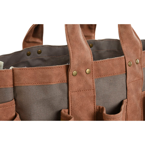 Contenitore degli attrezzi Home ESPRIT Borsa Giardino Marrone 47 x 18 x 27 cm - Augustea Shop