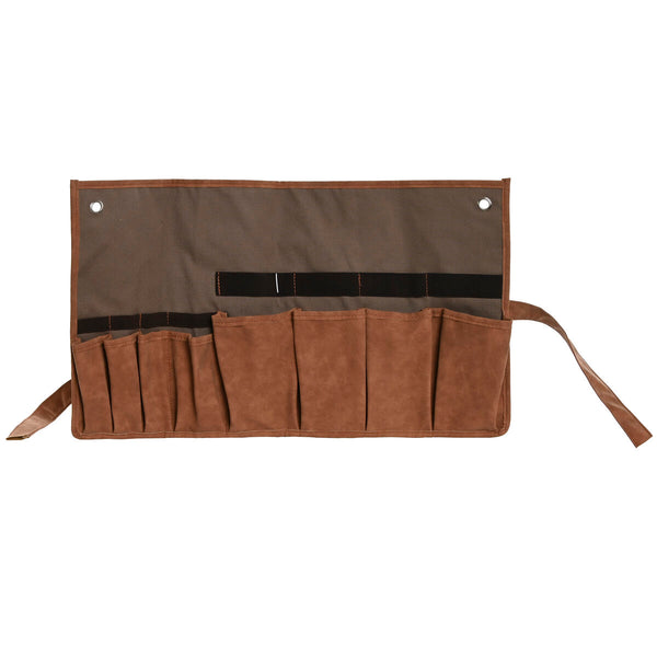 Contenitore degli attrezzi Home ESPRIT Marrone 54 x 29 x 6 cm - Augustea Shop