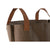 Sacchetto di rifiuti da giardino Home ESPRIT Marrone polialgodon Cotone 40 x 40 x 60 cm - Augustea Shop