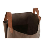 Sacchetto di rifiuti da giardino Home ESPRIT Marrone polialgodon Cotone 40 x 40 x 60 cm - Augustea Shop