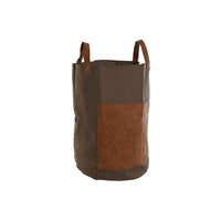 Sacchetto di rifiuti da giardino Home ESPRIT Marrone polialgodon Cotone 40 x 40 x 60 cm - Augustea Shop