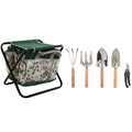 Kit di attrezzi per il giardinaggio Home ESPRIT Bianco Verde Poliestere Alluminio 7 Pezzi