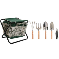 Kit di attrezzi per il giardinaggio Home ESPRIT Bianco Verde Poliestere Alluminio 7 Pezzi - Augustea Shop