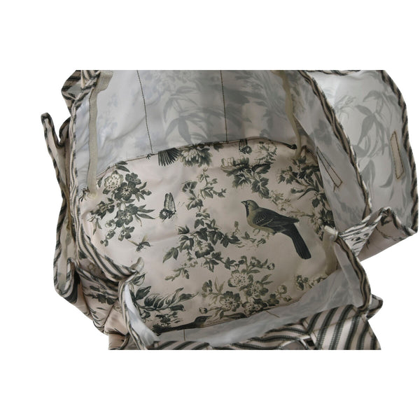 Contenitore degli attrezzi Home ESPRIT Giardino Cestino Verde Beige 47 x 18 x 27 cm - Augustea Shop