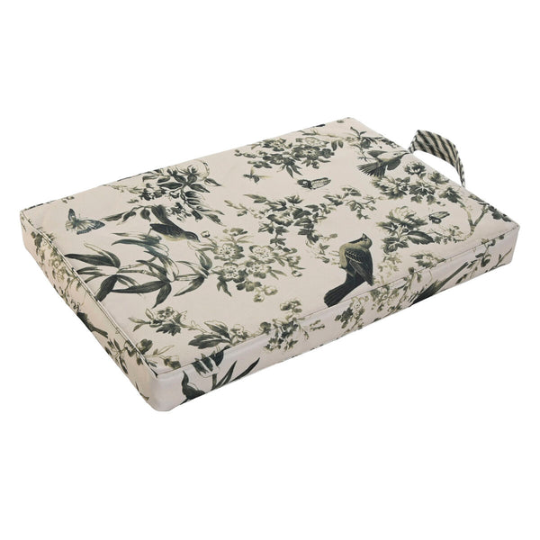 Cuscino da pavimento Home ESPRIT Verde Beige Cotone Poliestere 40 x 25 x 4 cm - Augustea Shop