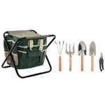 Kit di attrezzi per il giardinaggio Home ESPRIT Nero Verde Argentato Naturale Poliestere Alluminio 7 Pezzi - Augustea Shop