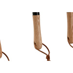 Kit di attrezzi per il giardinaggio Home ESPRIT 3 Pezzi Marrone Nero Acciaio - Augustea Shop