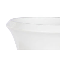 Vaso Home ESPRIT Bianco Dorato Fibra Moderno 40 x 40 x 100 cm - Augustea Shop