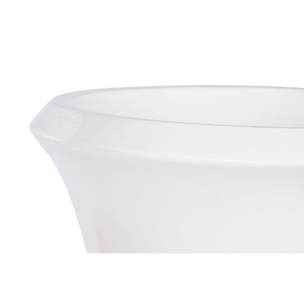 Vaso Home ESPRIT Bianco Dorato Fibra Moderno 40 x 40 x 100 cm - Augustea Shop