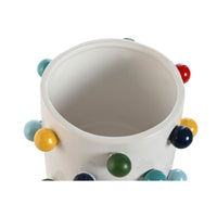 Vaso Home ESPRIT Bianco Multicolore 17 x 17 x 14 cm - Augustea Shop