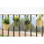 Vaso Home ESPRIT Giallo Verde Ambra Rosa chiaro Metallo 11,5 x 11,5 x 21 cm (3 Unità) - Augustea Shop