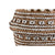 Vaso Home ESPRIT Bianco Marrone Beige Marrone Chiaro Cemento Tropicale 25 x 25 x 18 cm - Augustea Shop